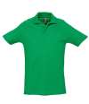 11362 Spring II SOL'S Spring II Heavy Cotton Piqué Polo Shirt Kelly Green colour image